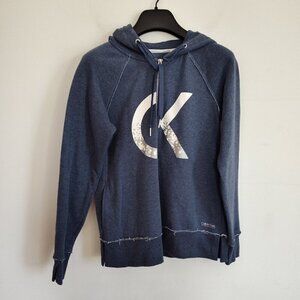 Ladies SZ XS Calvin Klein Performance Blue Hoodie